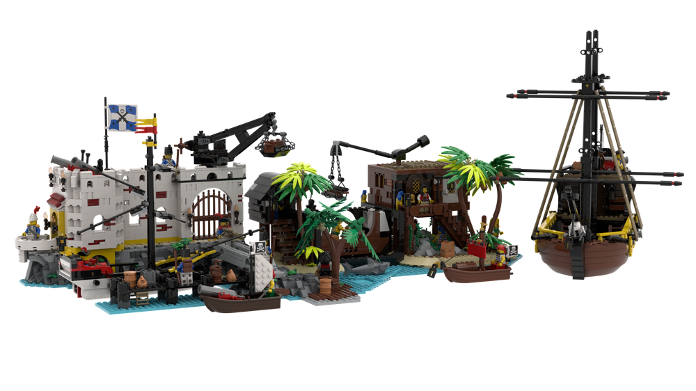 LEGO MOC-198954 21322/10320 - Heist at the Imperial Navy Outpost by ...