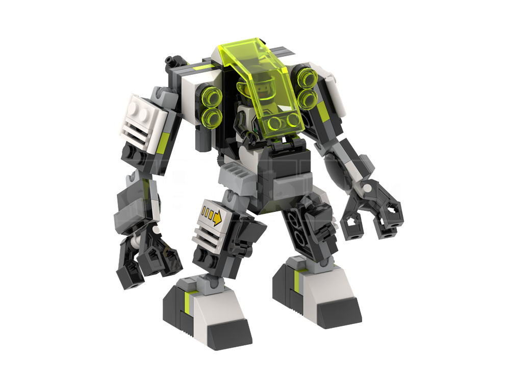 LEGO MOC-198961 Blacktron II: Ranger Mech - (60428-1 Modification) by ...