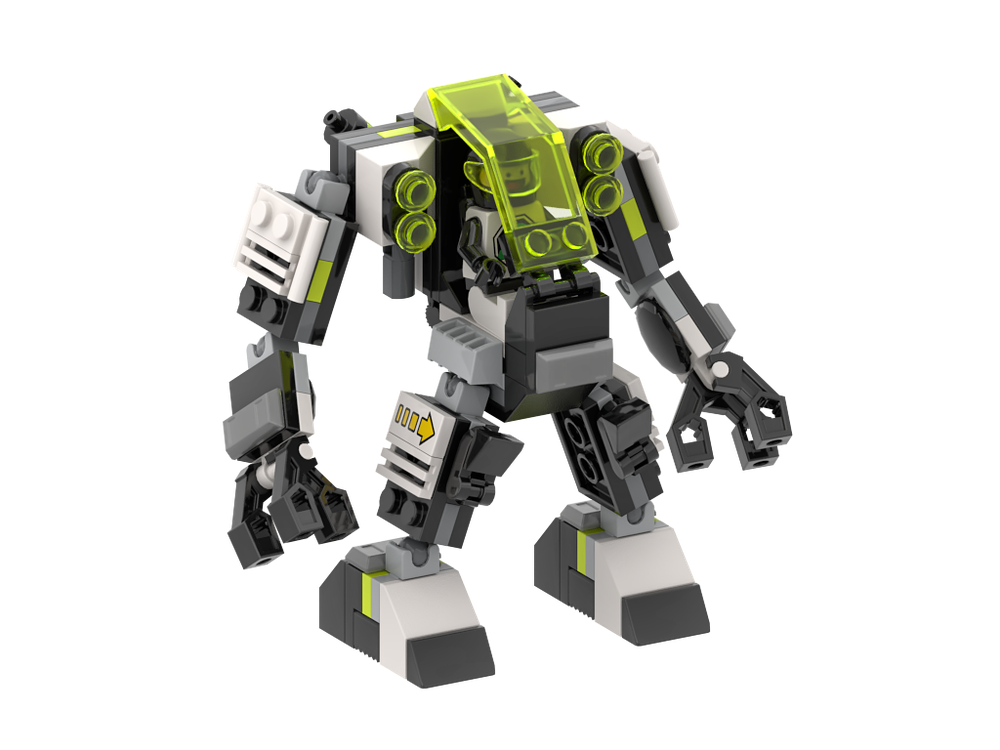 LEGO MOC Blacktron II: Ranger Mech - (60428-1 Modification) by Mech ...