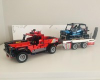 42098: Pickup Truck with UTV Trailer