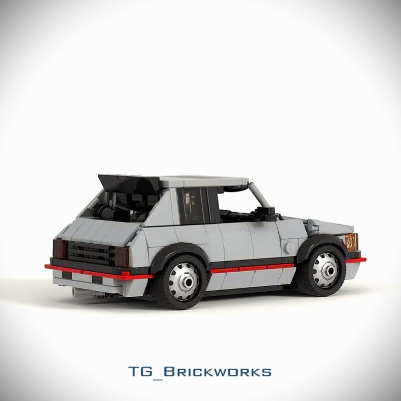 LEGO MOC Peugeot 205 GTI by tg_brickworks Rebrickable Build with LEGO