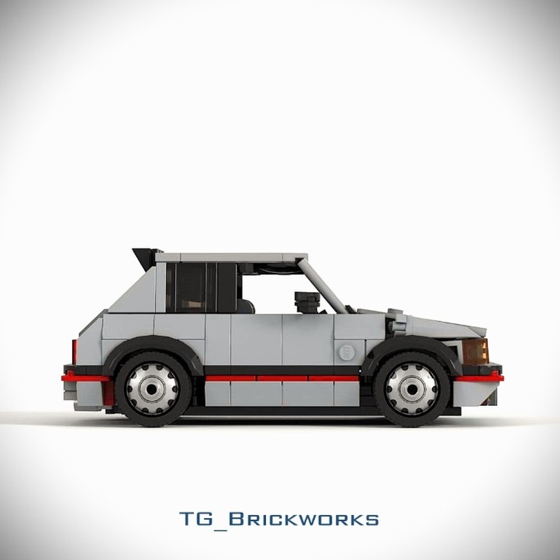 LEGO MOC Peugeot 205 GTI by tg_brickworks Rebrickable Build with LEGO
