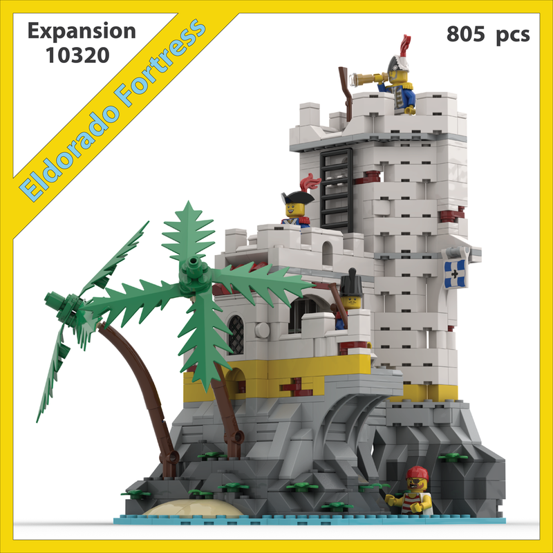 LEGO MOC Governor's Office Expansion: Eldorado Fortress (10320) by