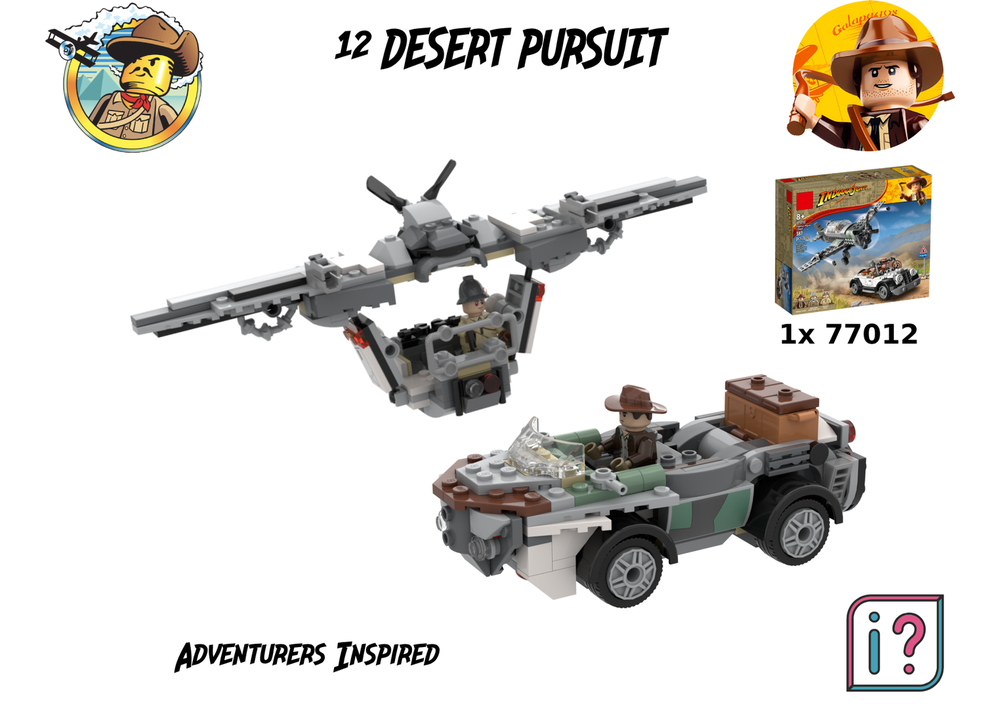 LEGO MOC Adventurers Chapter 12. Nile Crossing, Alternative Build For