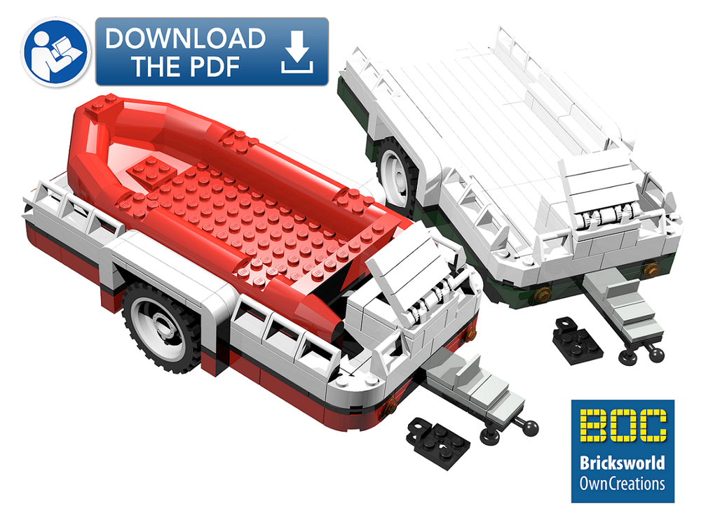 Vi ses Den anden dag vest LEGO MOC MOC Download BOC-A-G/R Digital building manual Westfalia Luggage  Trailer Green/Red for Creator set 10220 and 10242 by Bricksworld |  Rebrickable - Build with LEGO