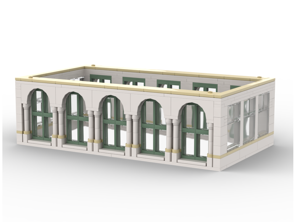 LEGO MOC Botanical Garden Extension (7bricks) for Set 21353 by