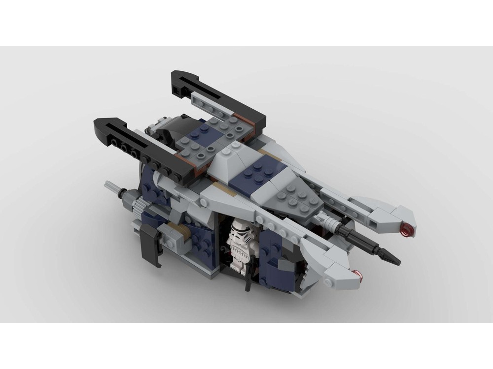 Gunship Star Wars Imperial Drop Ship Lego Moc Clone Wars Lego