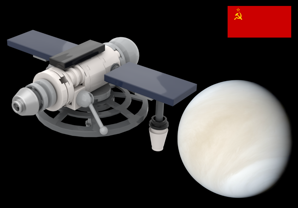 LEGO MOC Venera 5 / Venera 6 / Venera 7 / Venera 8 and Lander by