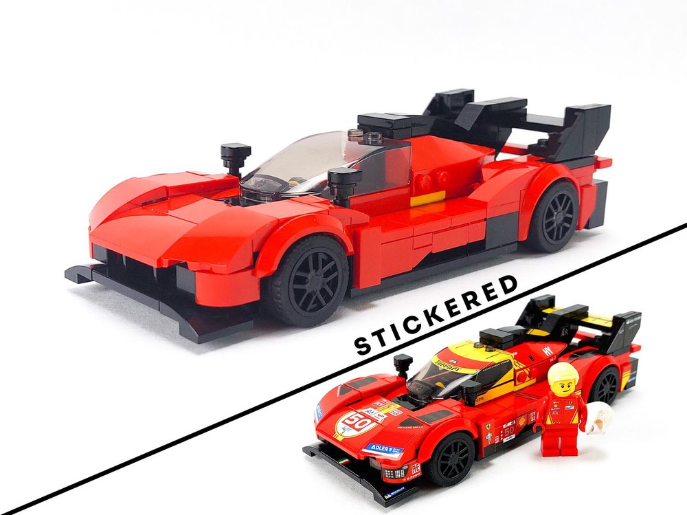 LEGO MOC Ferrari 499P 2024 by SFH_Bricks Rebrickable Build