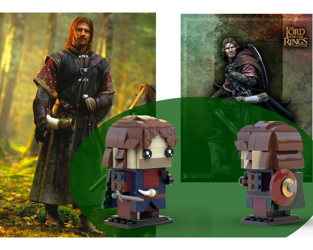 LEGO MOC19935 LOTR Brickheadz Boromir (The Hobbit and Lord of the