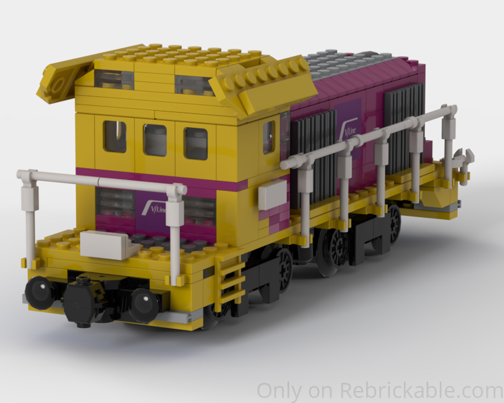 LEGO MOC-199350 Y Class VLine Locomotive by S-Brick | Rebrickable ...