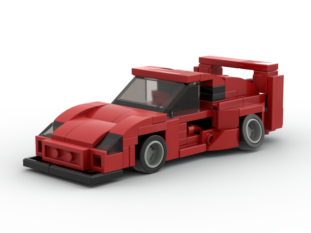 Lego Moc Ferrrari F40 By N Legogarage 