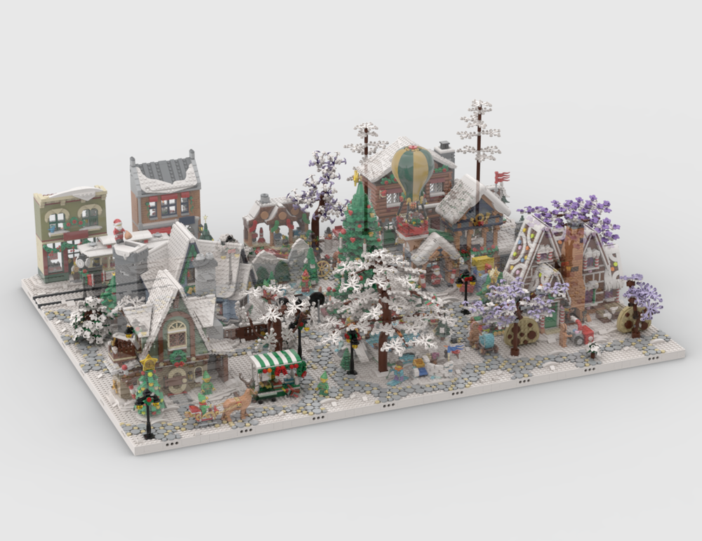 Lego moc winter village sale