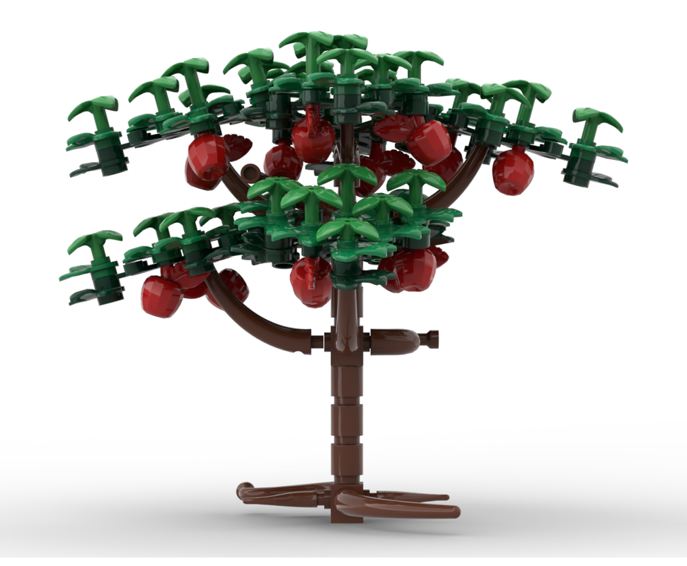 LEGO MOC Apple Trees by BrickMind | Rebrickable - Build with LEGO