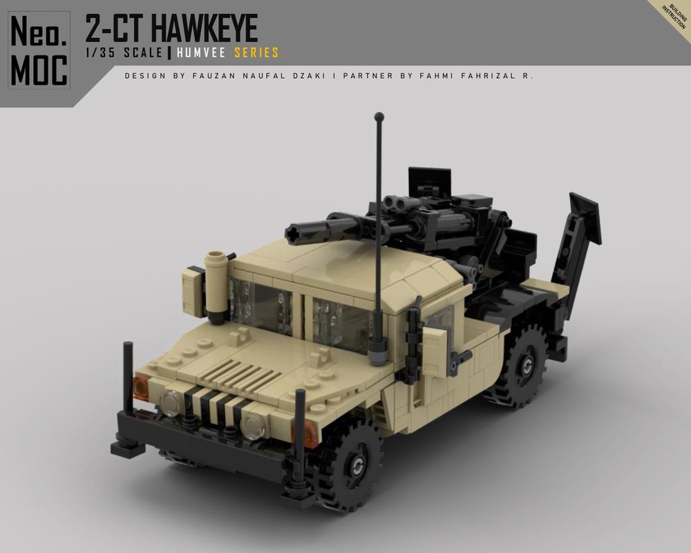 LEGO MOC CT2 HUMVEE HAWKEYE by Neo.moc | Rebrickable - Build with LEGO
