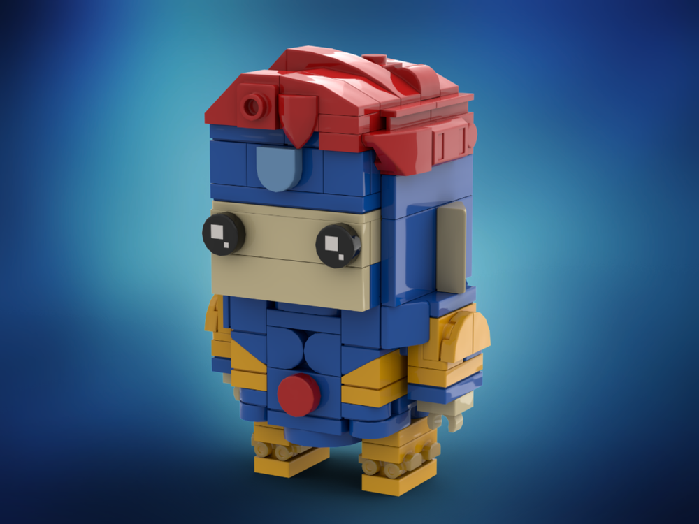 LEGO MOC Jean Grey Brickheadz by Ant0noo | Rebrickable - Build with LEGO
