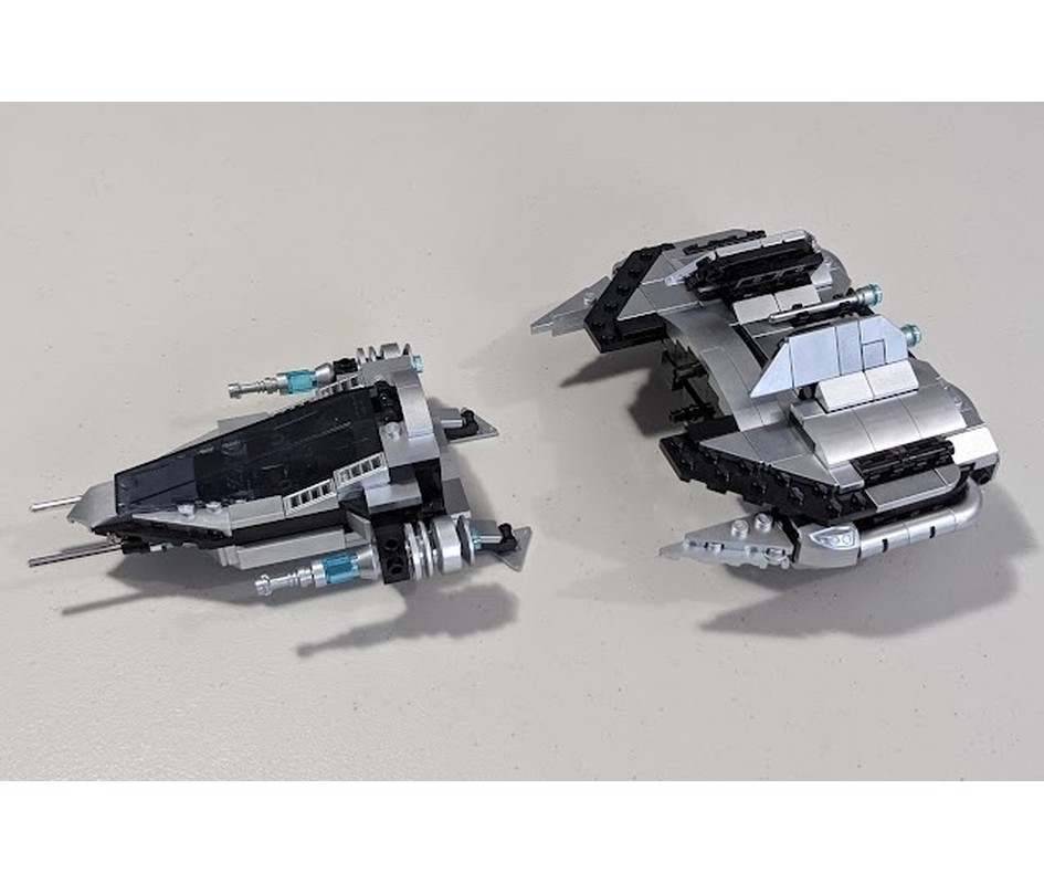 LEGO MOC-199583 Silver Sentinel spaceship by IreMan75