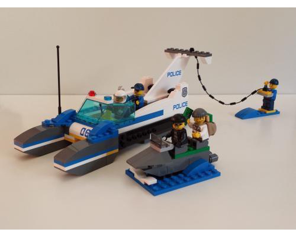 Lego Moc Police Boat By Brickterscale Rebrickable Build With Lego