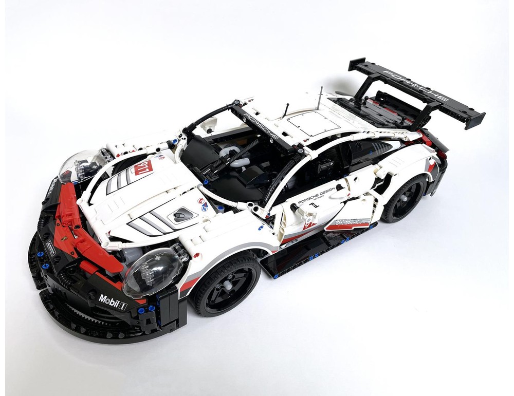 LEGO MOC-199625 42096 포르쉐 911 RSR RC MOD for Buggy Motors by