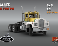 MACK R700 RC 6x6 1:13 white