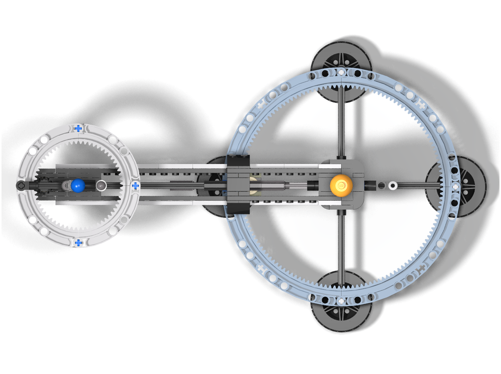 LEGO MOC functional 42179 Lite by asnoopy | Rebrickable - Build with LEGO