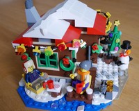 31048 Christmas Lakeside Lodge