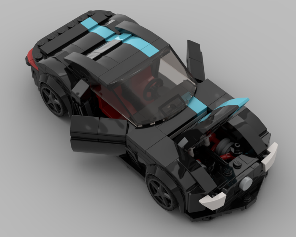 LEGO MOC Mercedes AMG GT Lego MOC Supercar Speed Champion Opening