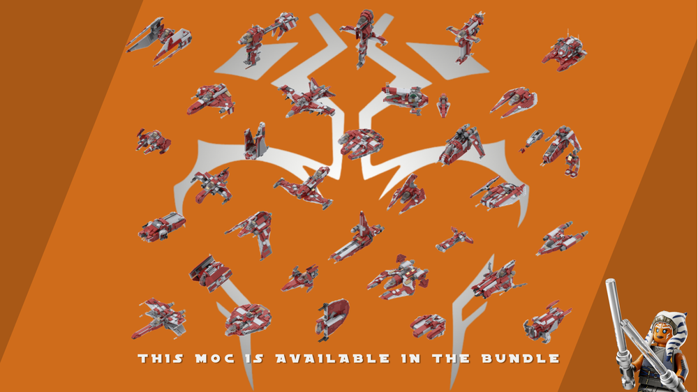 LEGO MOC Ahsoka Tano's Police Patrol Gunship - 75362 alternative