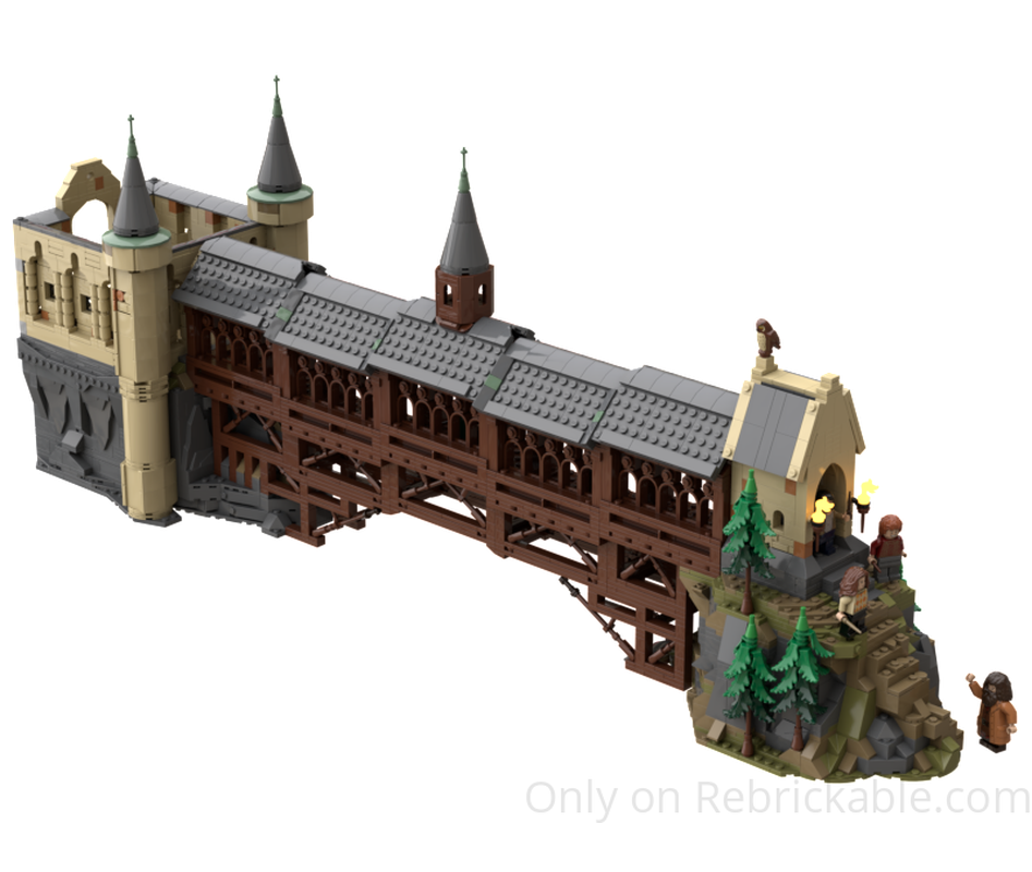 LEGO MOC HP - The Wooden bridge by raguidel | Rebrickable - Build with LEGO