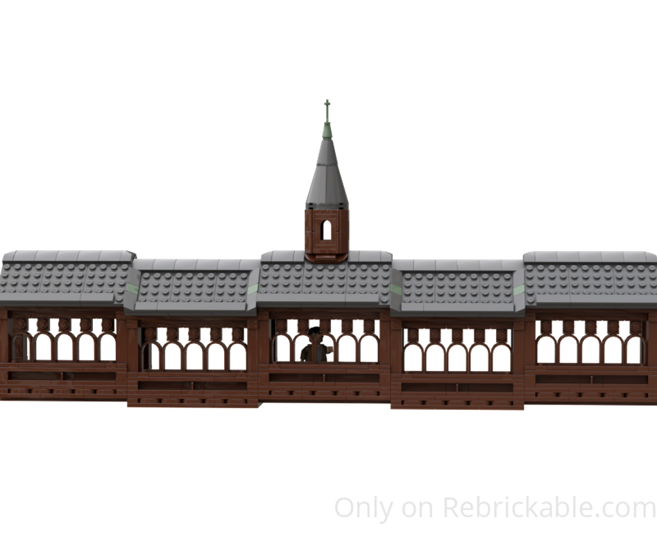 LEGO MOC HP - The Wooden bridge by raguidel | Rebrickable - Build with LEGO