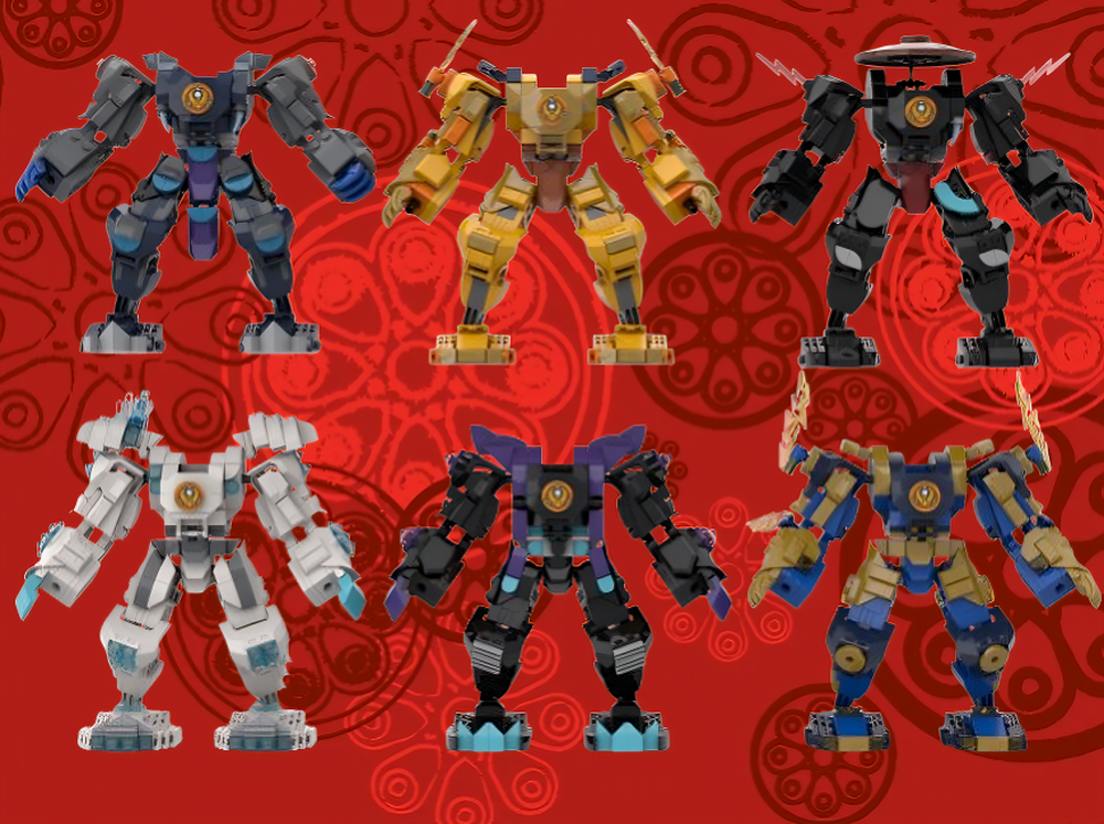 LEGO MOC Ninjago Elemental Mechs Bundle by ardakayhanli | Rebrickable ...