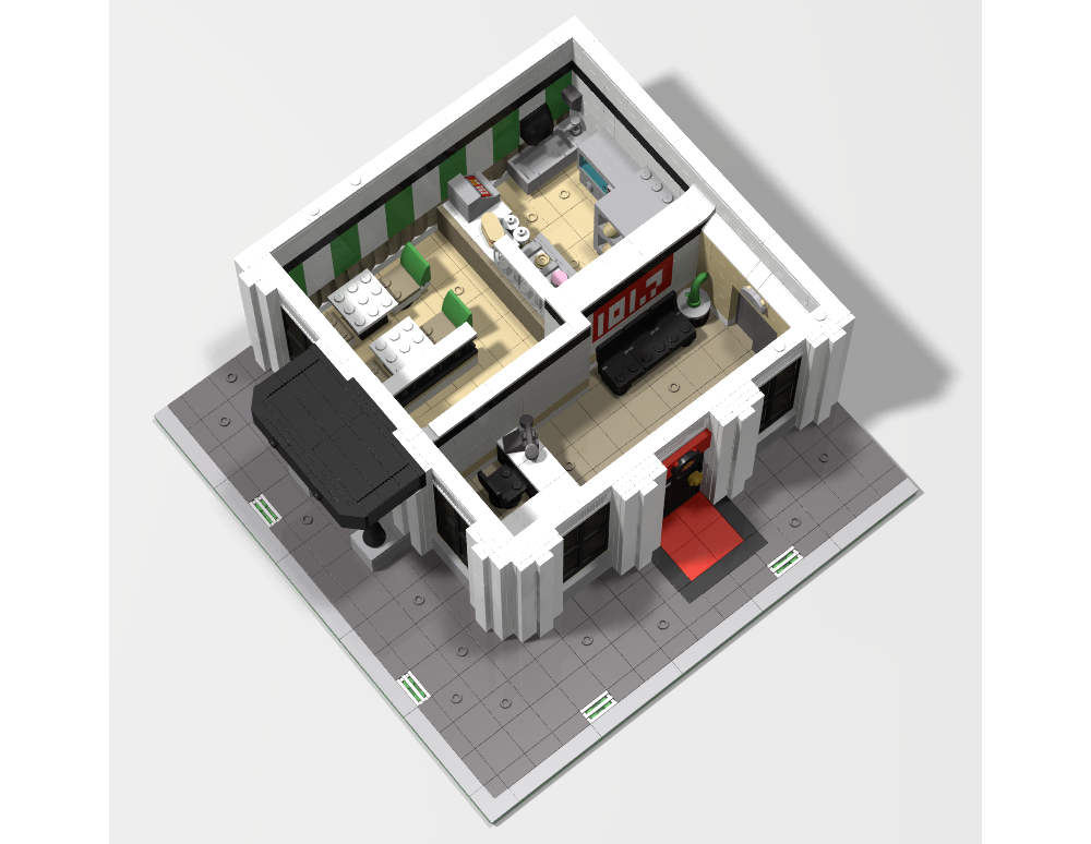 LEGO MOC MB22 - Radio Station by Labronco Brick Designs