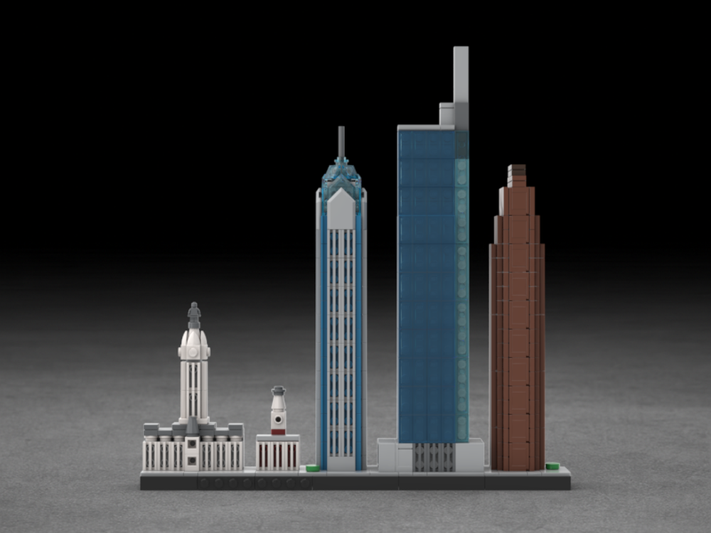 LEGO MOC-199839 Philadelphia Skyline by Skyline_Lover