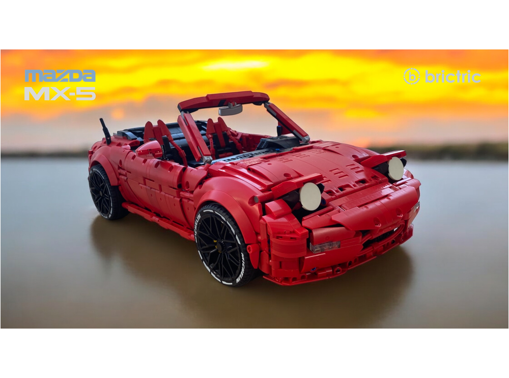 LEGO MOC-199862 Mazda MX5 Miata (NA) manual by brictric