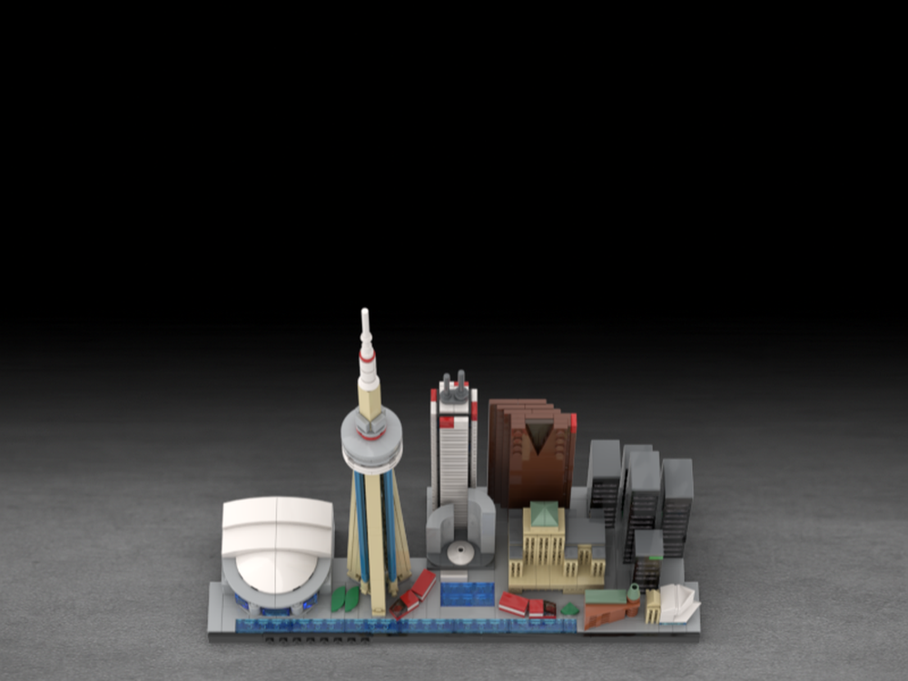 LEGO MOC-199868 Toronto Skyline by Skyline_Lover | Rebrickable - Build ...
