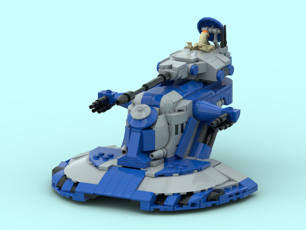 LEGO MOC AAT Armored Assault Tank Mk1 Separatist Updated Design by 2x4Productions Rebrickable Build with LEGO
