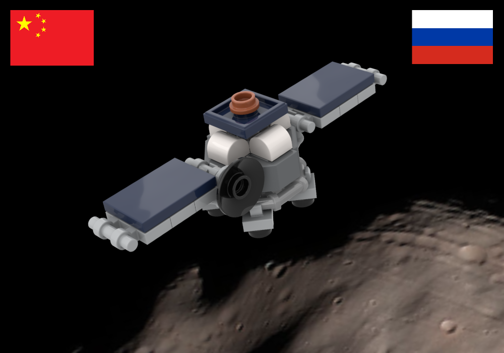 LEGO MOC PhobosGrunt and Yinghuo1 Spacecraft by OrchardBuilds