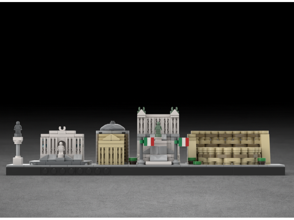 LEGO MOC-200073 Rome Skyline by Skyline_Lover | Rebrickable - Build ...