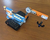 Boosted crane