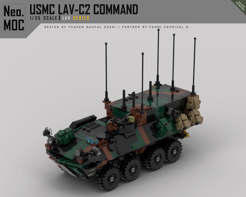 LEGO MOC LAV C2 COMMAND by Neo.moc | Rebrickable - Build with LEGO