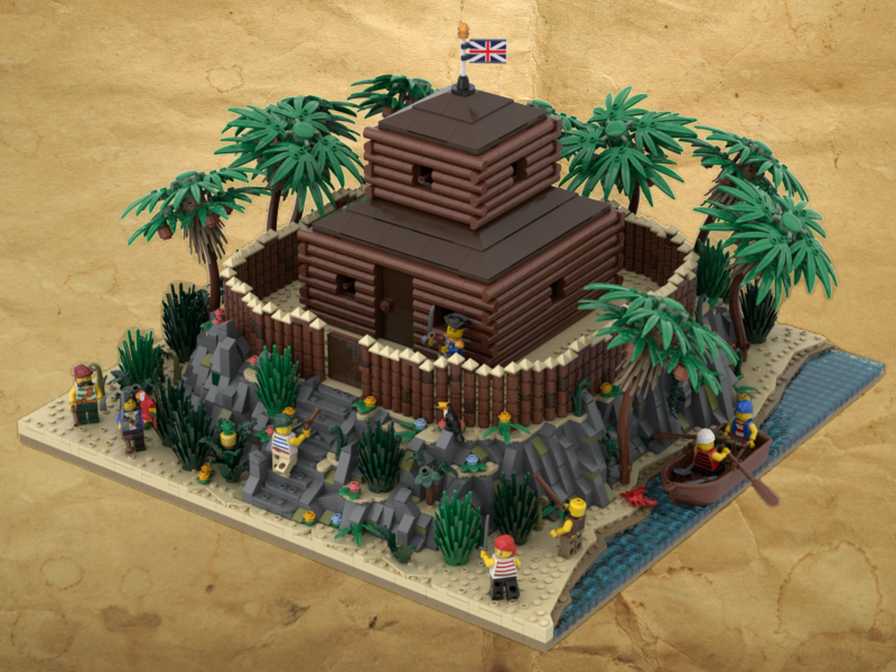LEGO MOC-200180 Treasure Island: The Stockade by Brick Kaiser
