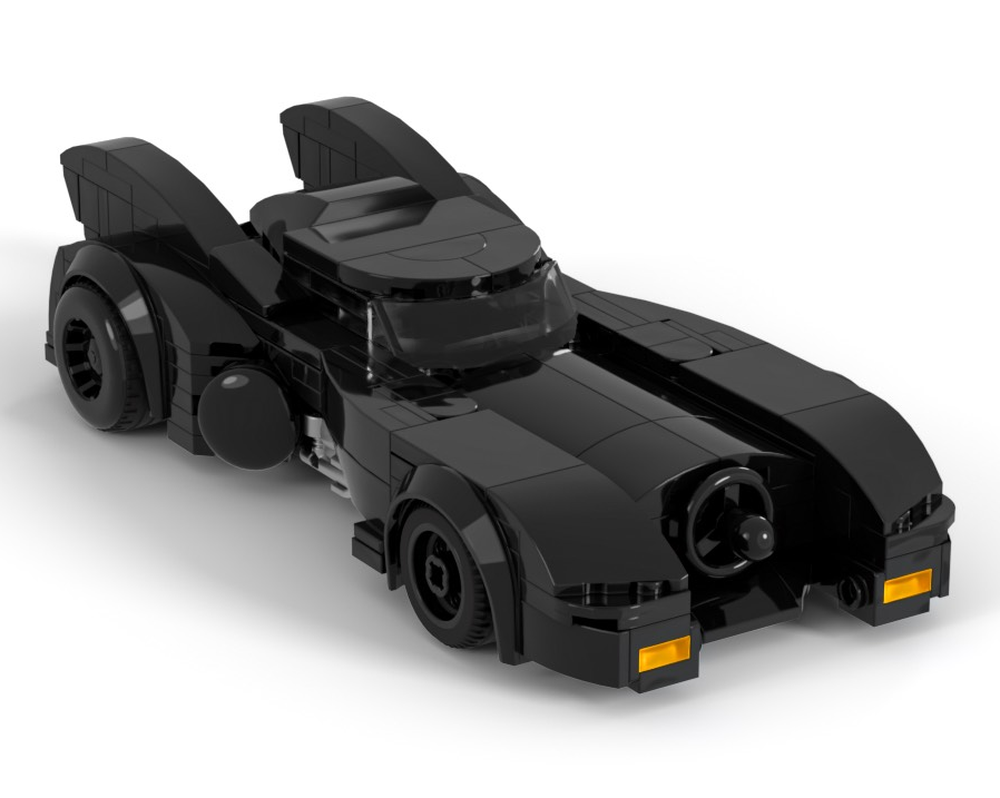 Lego Minifig Scale Lego Batmobile 1989 Size LEGO MOC 1989