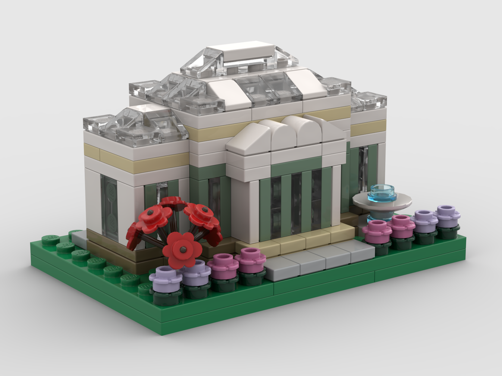 LEGO MOC 21353 - mini modular Botanical Gardens by cresswga