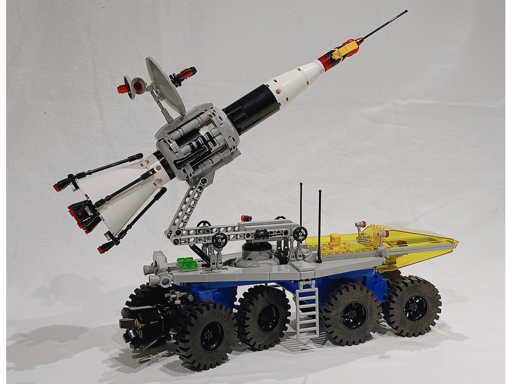 LEGO MOC Mobile Rocket Transport 6950 remake by mathtuono | Rebrickable ...