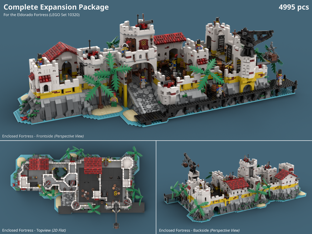 LEGO MOC-200413 Complete Expansion Package: Eldorado Fortress