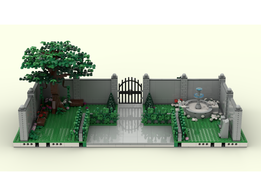 LEGO MOC X-Mansion Courtyard Expansion Version 2 by Kuragari1 ...