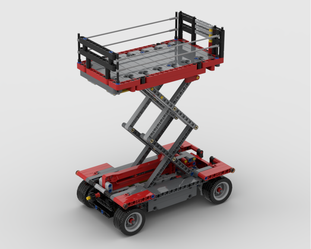 LEGO MOC Telescopic work platform by cwbricks | Rebrickable - Build ...
