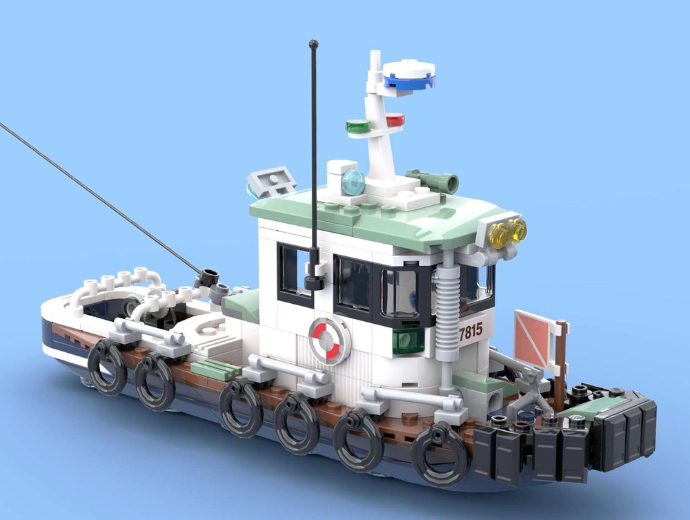 LEGO MOC Harbor Tugboat (Ship No. 3) by fidi70 | Rebrickable - Build ...