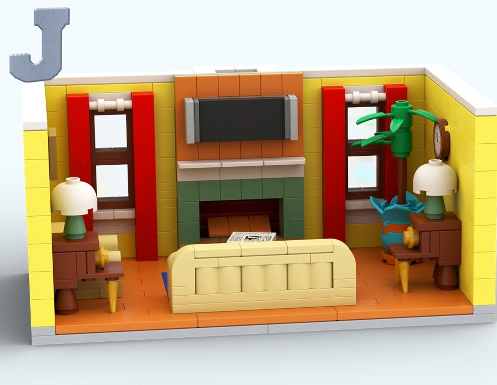 LEGO MOC-200468 Living Room With Fireplace by jaystepher | Rebrickable ...