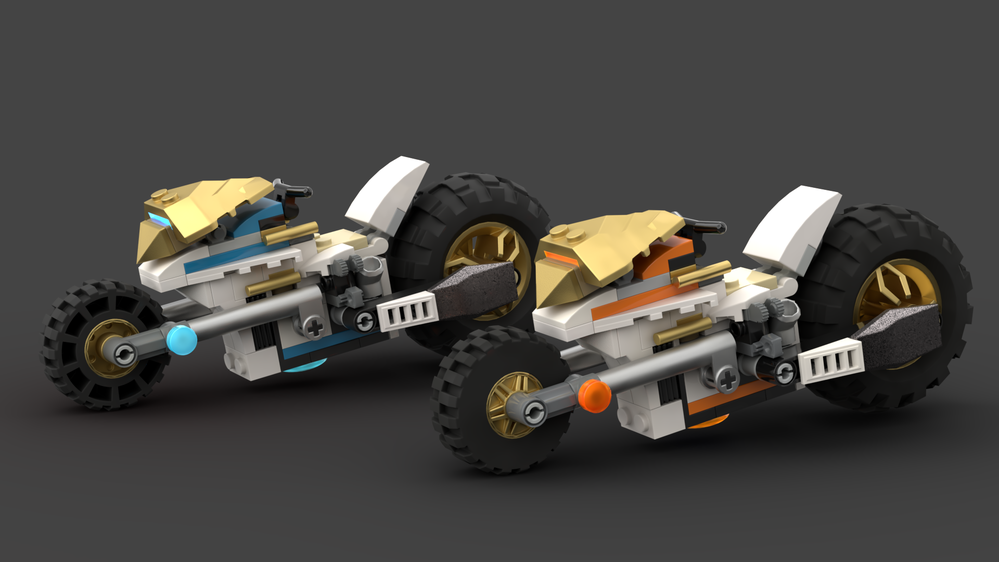 和利様　2台セット専用になります。 LEGO MOC-200520 Ninja Team Combo Vehicle (Show-Accurate Ver.) by
